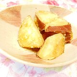 ❤薩摩芋と粉末ピーナッツのバター醤油炒め❤